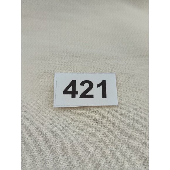 Zara Beige 100% Polyester Midi Dress Size XL - Picture 14 of 14